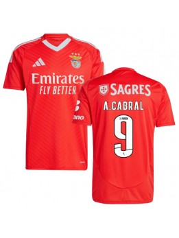 Benfica Arthur Cabral #9 Heimtrikot 2024-25 Kurzarm